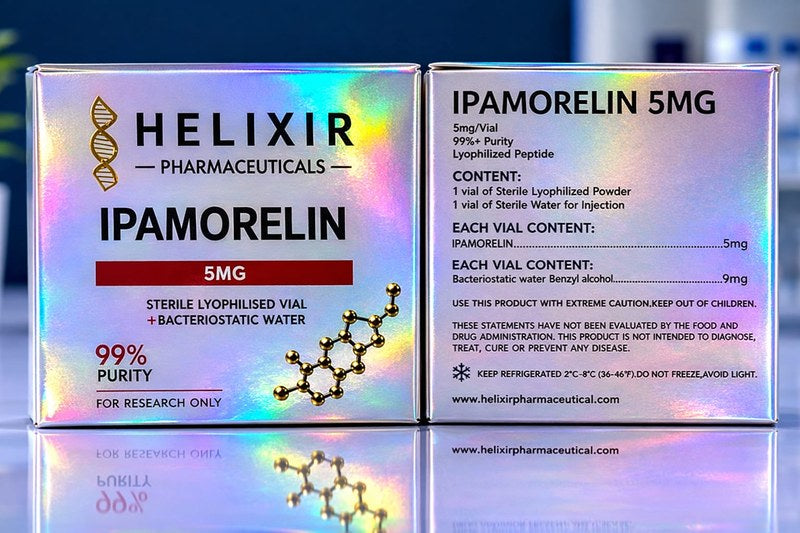 HELIXIR PHARMACEUTICALS - IPAMORELIN (CJC-1295 SIN DAC + IPAMORELIN) 10mg