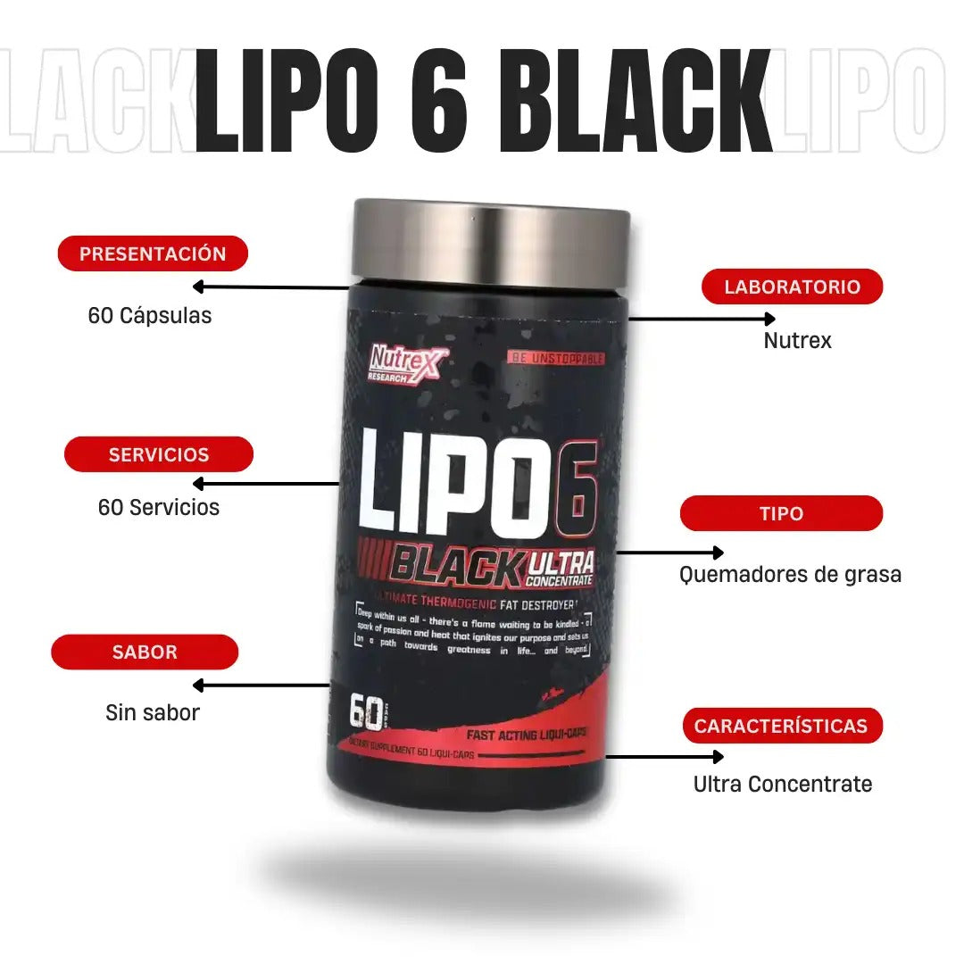 NUTREX - Lipo6 Black Ultra Concentrate