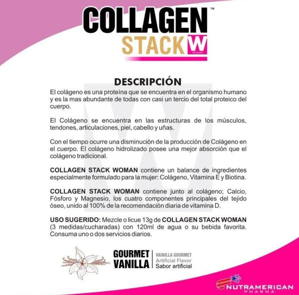 NUTRAMERICAN PHARMA - Collagen Stack W