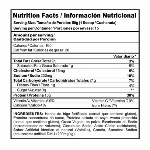 NUTRAMERICAN PHARMA - Pancake Tradicional