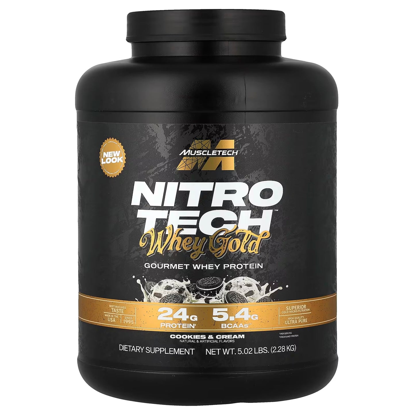MUSCLETECH - Nitro Tech 100% Whey Gold Protein