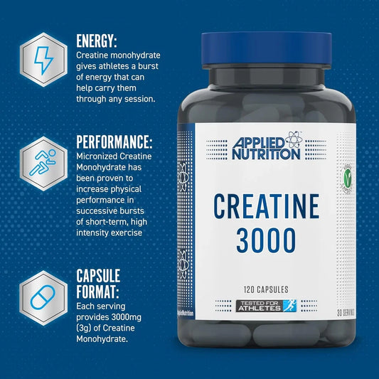 APPLIED NUTRITION - Creatine 3000 Capsules