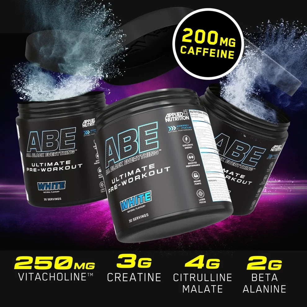 APPLIED NUTRITION - ABE All Black Everything - Extremely Potent Pre-Workout Powder