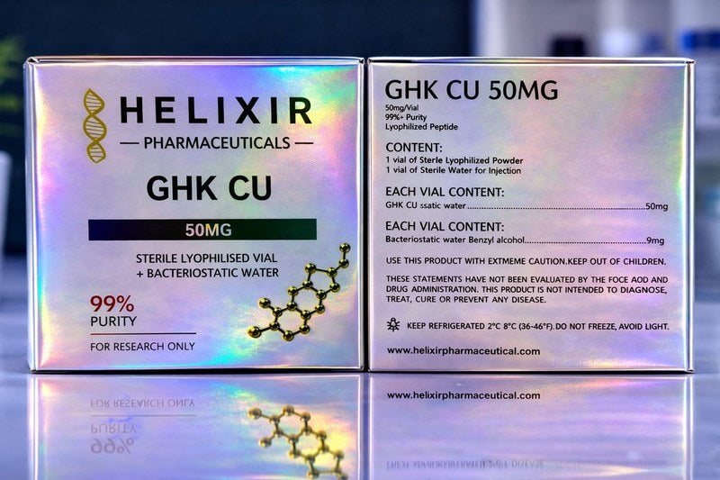 HELIXIR PHARMACEUTICALS - GHK-Cu (Tripéptido-1 de cobre) 50mg