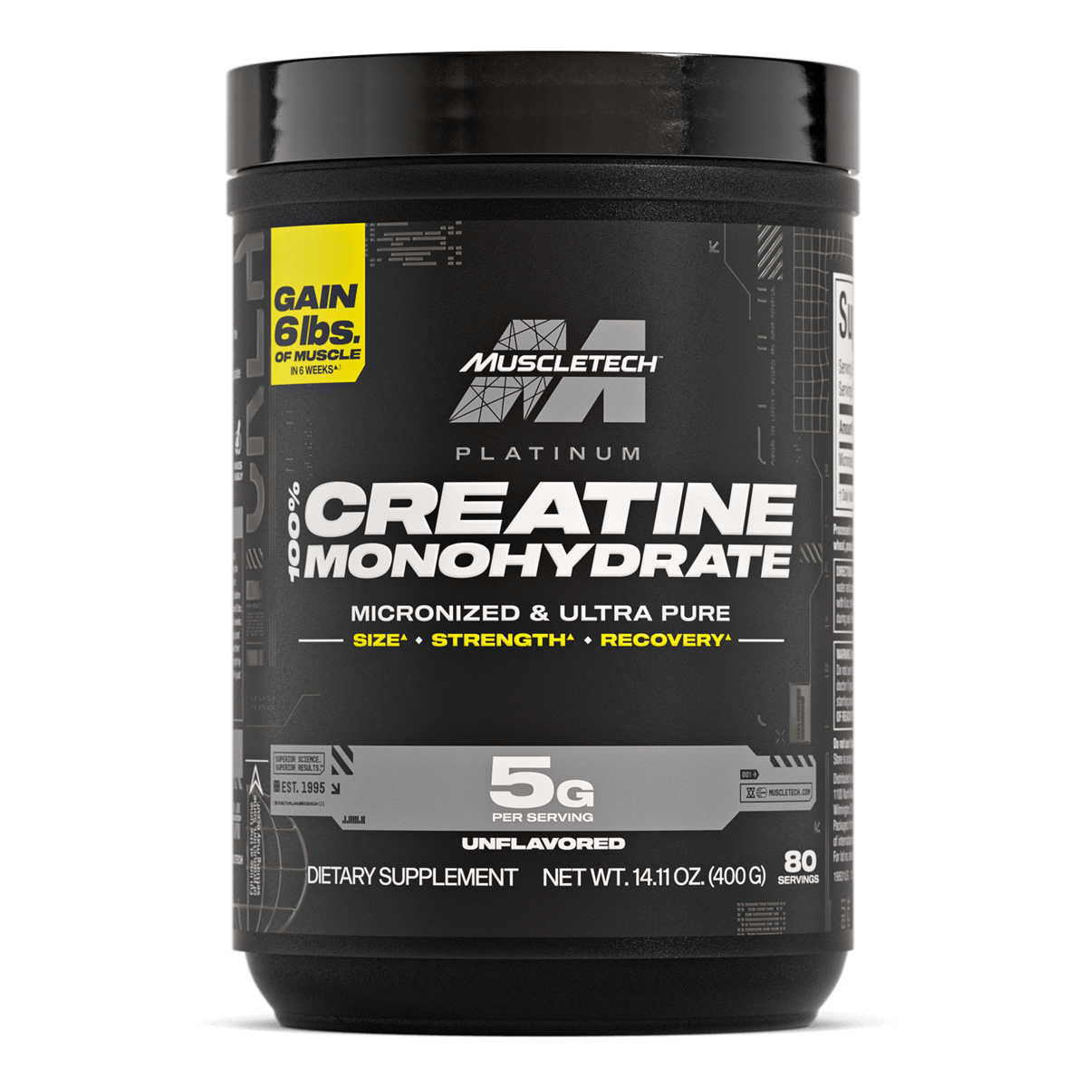 MUSCLETECH - PLATINUM
CREATINA 100%
MONOHIDRATO