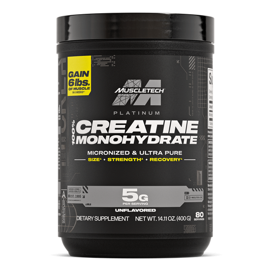 MUSCLETECH - PLATINUM
CREATINA 100%
MONOHIDRATO