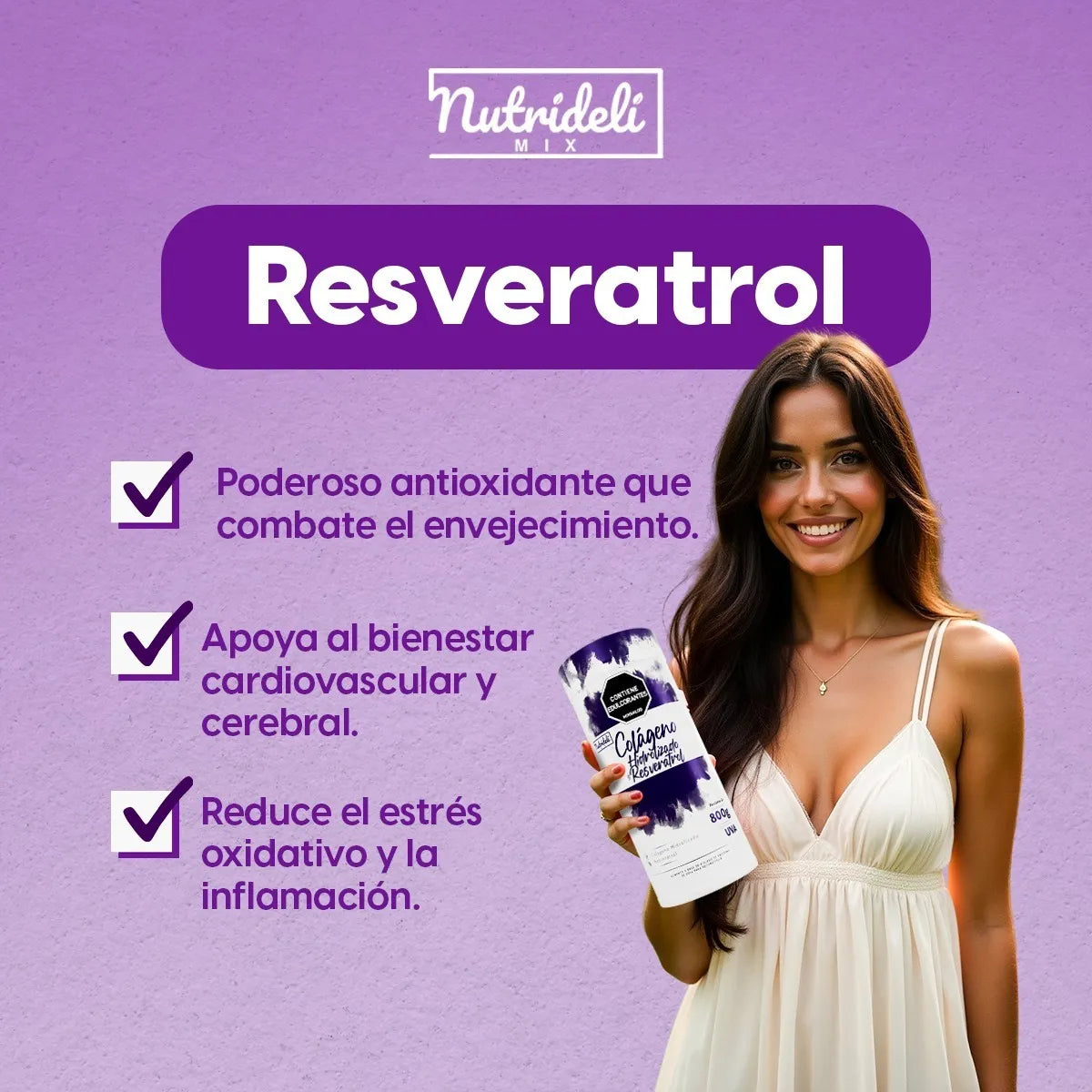 Naturlab - Colágeno Hidrolizado + Resveratrol