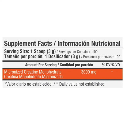 HEALTHY SPORTS - Creatine Monohydrate 3000